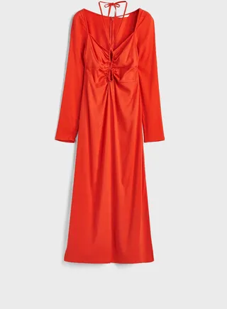Halter Neck Cut Out Dress