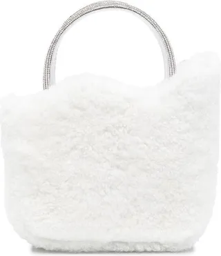 Ivy shearling micro bag
