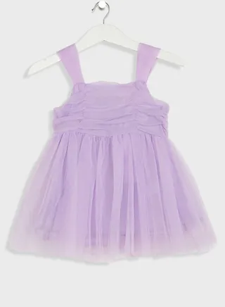 Girls Ruched Evening Wear Dress 