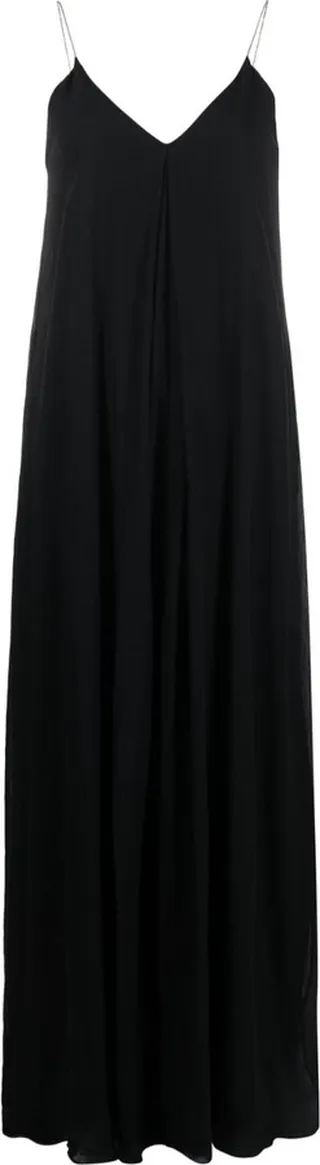 Semi-Sheer Long Dress
