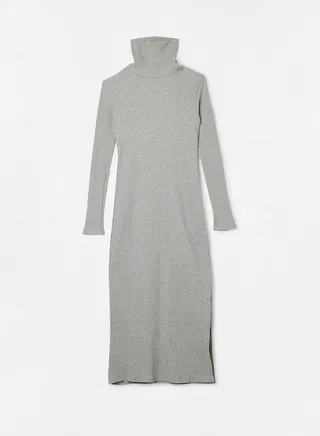 Girls Turtle Neck Midi Dress 