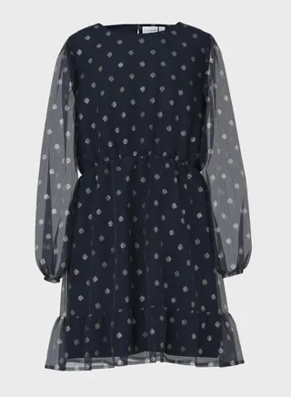 Kids Printed Midi Dress 