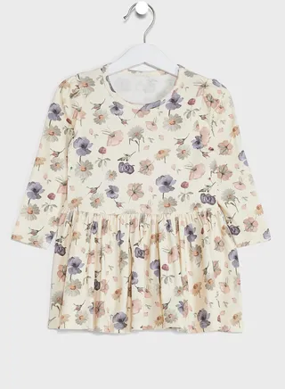 Infant Floral Print Dress 