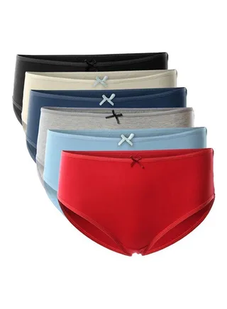 Bundle OF Six Underwear -  For Women Multicolour 