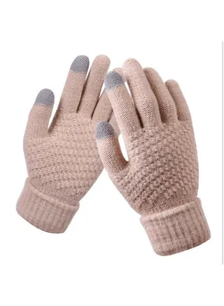 Winter Warm Full Finger Touch Screen Women's Mittens 