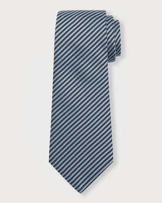 Men's Multi-Stripe Jacquard Silk Tie
