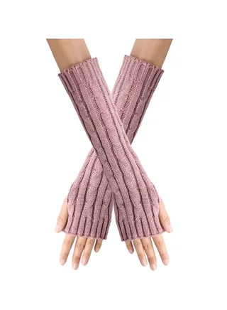 Fingerless Cotton Polyester Gloves Sleeves 