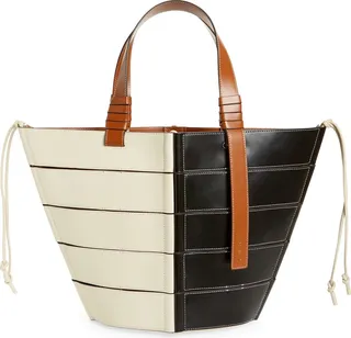 Diamond Two-Tone Tote
