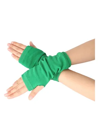 Fingerless Cotton Polyester Gloves Sleeves 