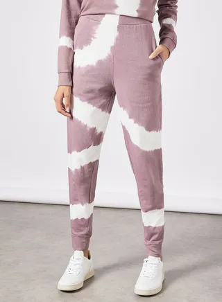 Tie-Dye Sweatpants Purple 