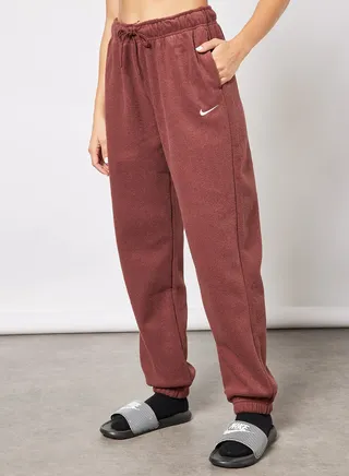 NSW Essentials Plush High-Rise Joggers Brown 
