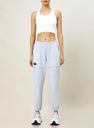 Solid Zip Pocket Joggers with Anti Microbial Properties 