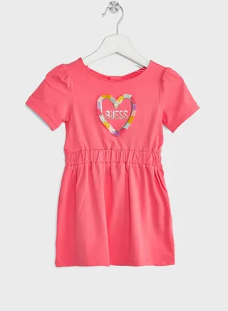 Kids Heart Logo Dress 