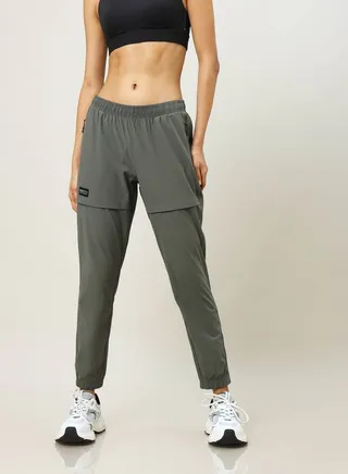 Women's Solid Joggers with Anti Microbial Properties 