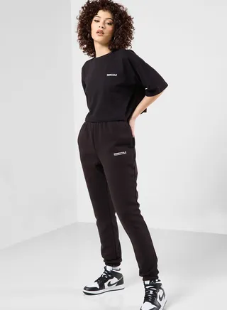Fitted Logo Joggers 