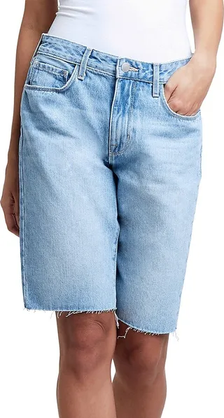 Taylor High-Rise Denim Shorts