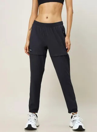 Solid Zip Pocket Joggers with Anti Microbial Properties 
