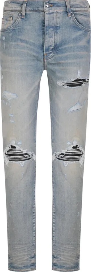 Distressed-finish Jeans