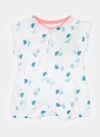OBaiBi By Okaidi Baby Girls Printed Jumpsuit 