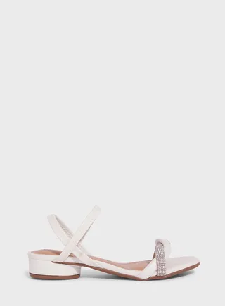 Ada Ankle Strap Low Heel Sandals