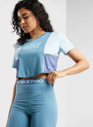 Dri-Fit One Color Block Cropped T-Shirt