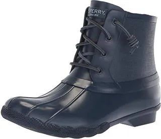 Sperry Women's Saltwater Rubber Flooded Rain Boot