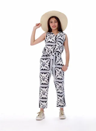 Girls Summer Jumpsuit 