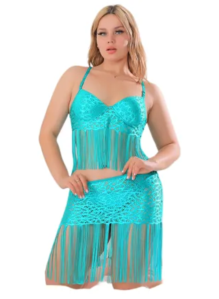 Short Lingerie Babydoll Dress 940 Turquoise 