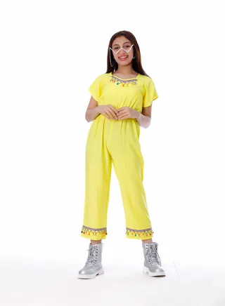 Girls Summer Jumpsuit 