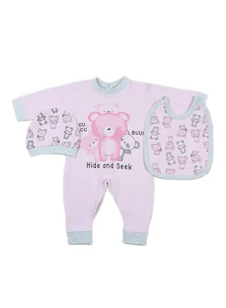 Baby Jumpsuit Set - 3 pieces 