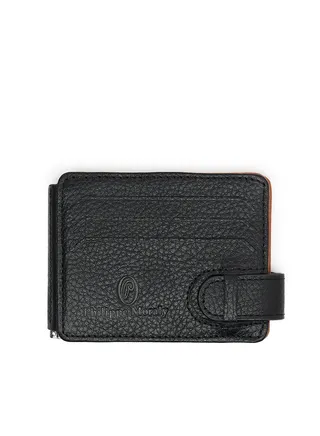 Philippe Moraly Bifold Reversible Money Clip Card Holder 
