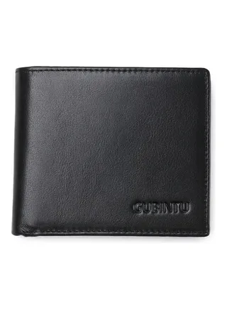 Leather Wallet Black 