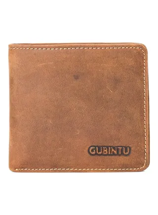 Leather Wallet Brown 
