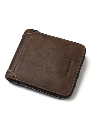 Leather Wallet Dark Coffee 