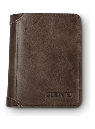 Leather Wallet Dark Coffee 