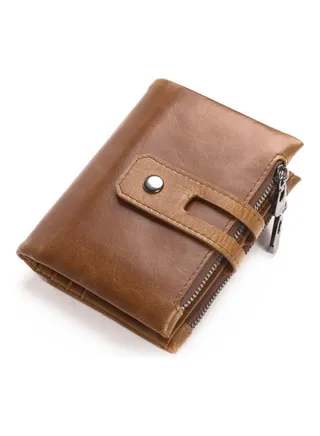 Leather Wallet Brown 