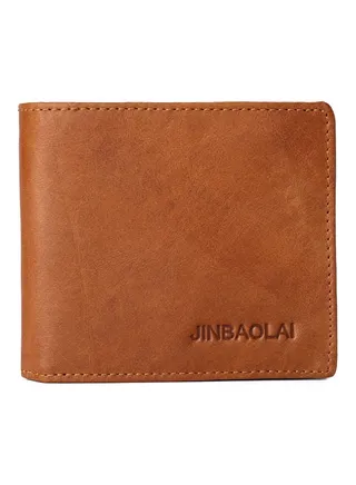 Leather Wallet Brown 