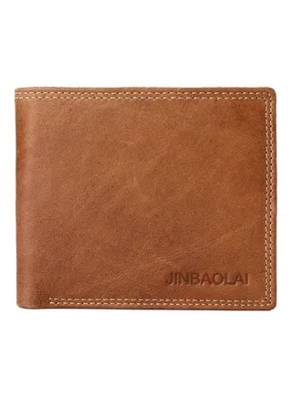 Leather Wallet Brown 