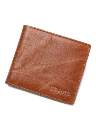 Leather Wallet Light Coffee 
