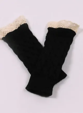 Fingerless Cotton Gloves Sleeves 