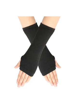Fingerless Cotton Gloves Sleeves 