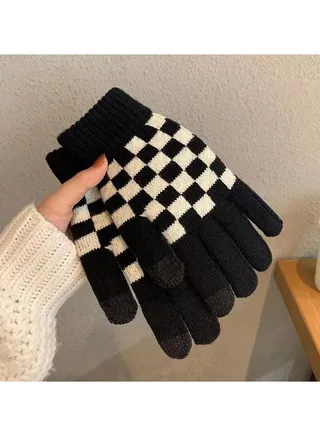 Solid Knit Gloves 