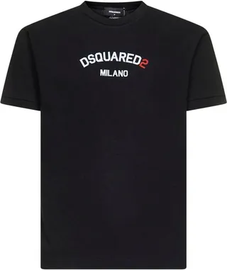 Dsquared2 Logo Printed Crewneck T-Shirt