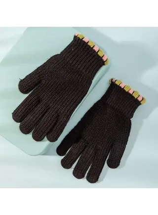Solid Knit Gloves 