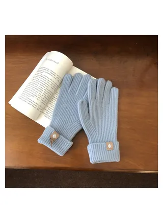 Solid Knit Gloves 