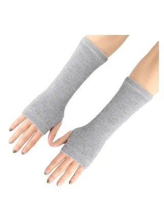 Fingerless Cotton Polyester Gloves Sleeves 