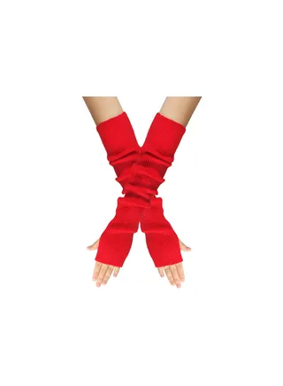 Fingerless Cotton Polyester Gloves Sleeves 