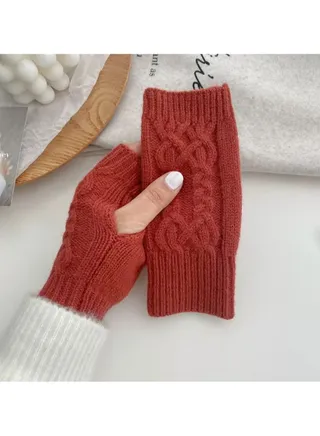 Fingerless Cotton Polyester Gloves Sleeves 