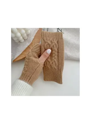 Fingerless Cotton Polyester Gloves Sleeves 