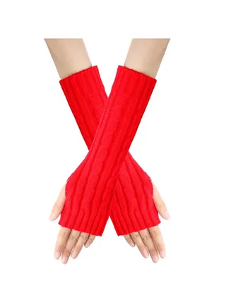 Fingerless Cotton Polyester Gloves Sleeves 